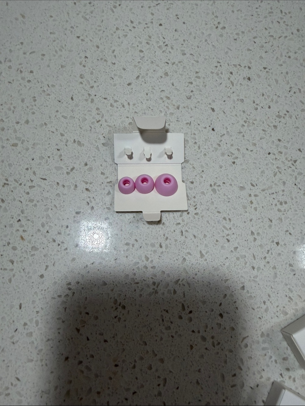 Pink Silicone Earbud Tips for Headphones - 3 Sizes